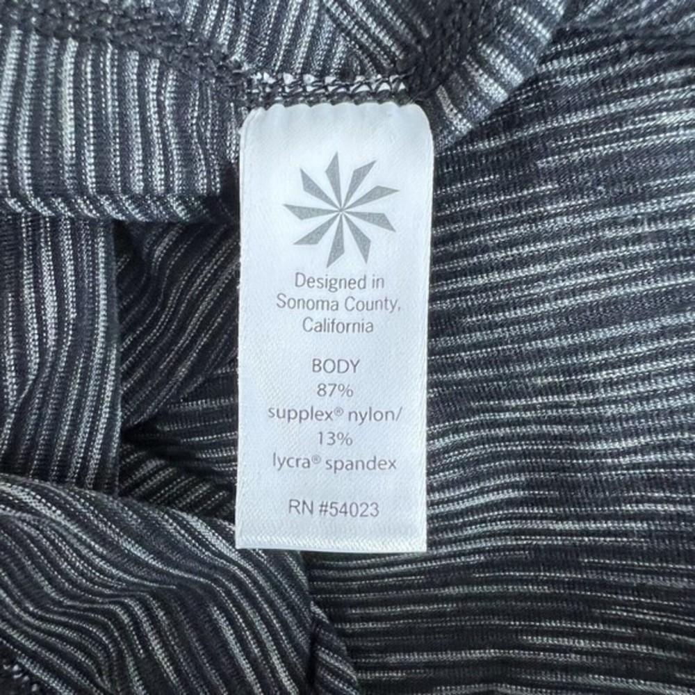 Athleta Womens Gray Space Dye Energy Power Up Capri Pants Size Medium - Picture 9 of 9